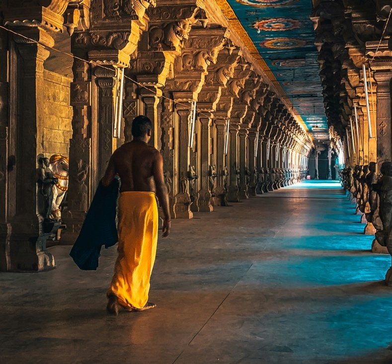 Temple corridor